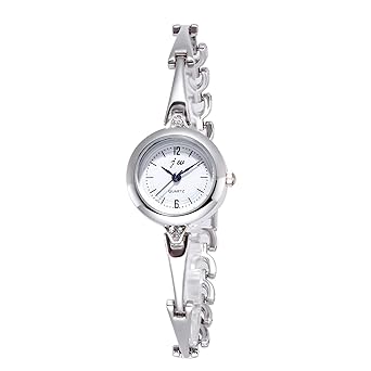 Classic Charm Minimal Silver Watch for Women & Girls (8230).