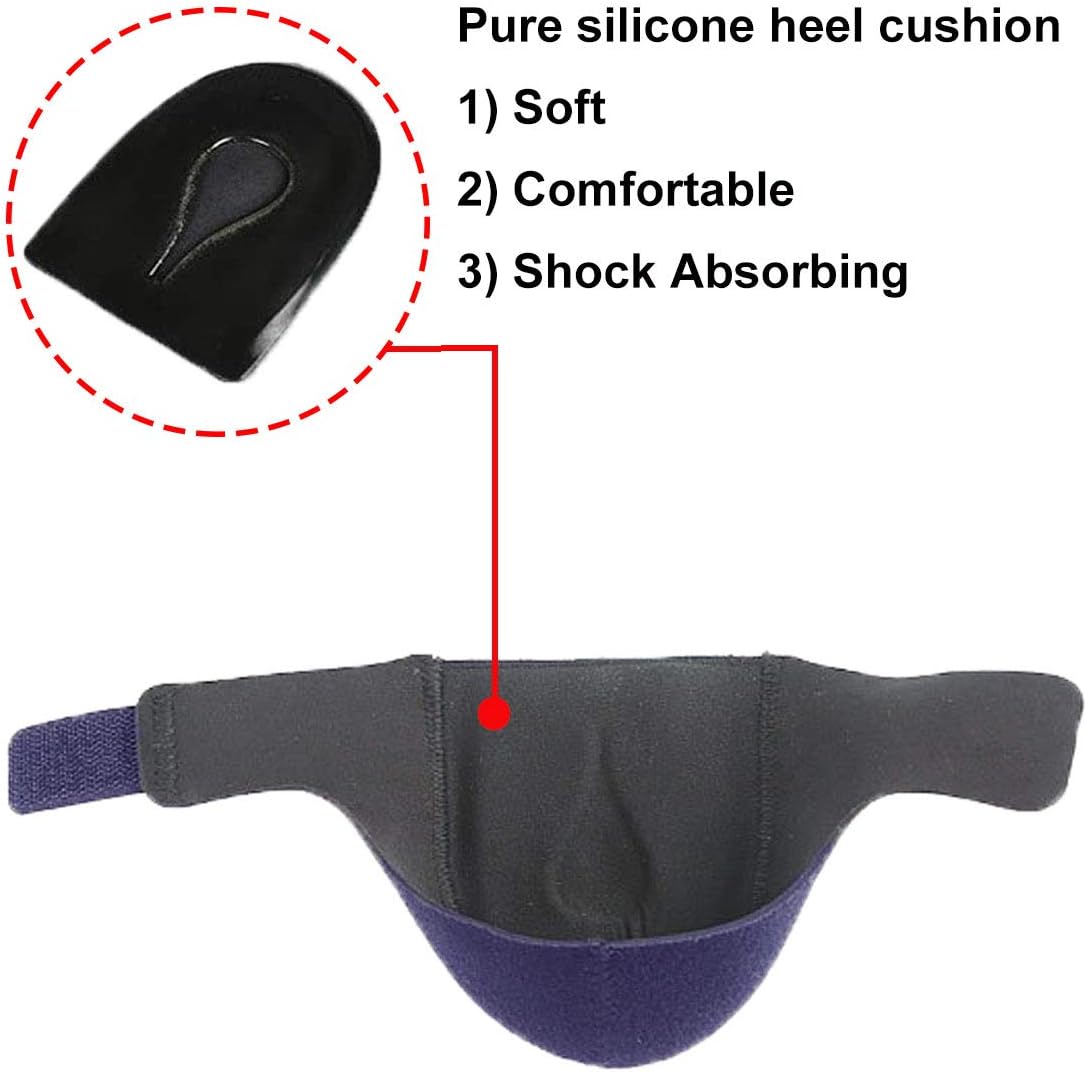 ORANDESIGNED 2 Pairs Heel Cups Heel Cushions Heel Protectors Plantar Fasciitis Inserts Pads for Heel Pain, Heal Dry Cracked Heels, Achilles Tendinitis: Health & Personal Care