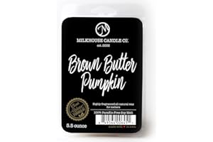 Milkhouse Candle Company, Brown Butter Pumpkin, Creamery Collection Soy Wax Fragrance Melts, 5.5 Ounce
