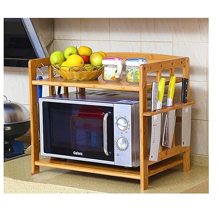 YJWOZ itchen Horno de microondas Estante de Almacenamiento ...