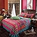 Luxury 4-Piece Bohemian Exotic Style Bedding Duvet Covers Set Queen Size Pattern1