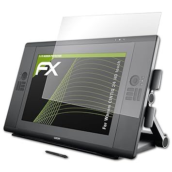 atFolix Displayfolie für Wacom CINTIQ 24 HD Touch Spiegelfolie, Spiegeleffekt FX Schutzfolie