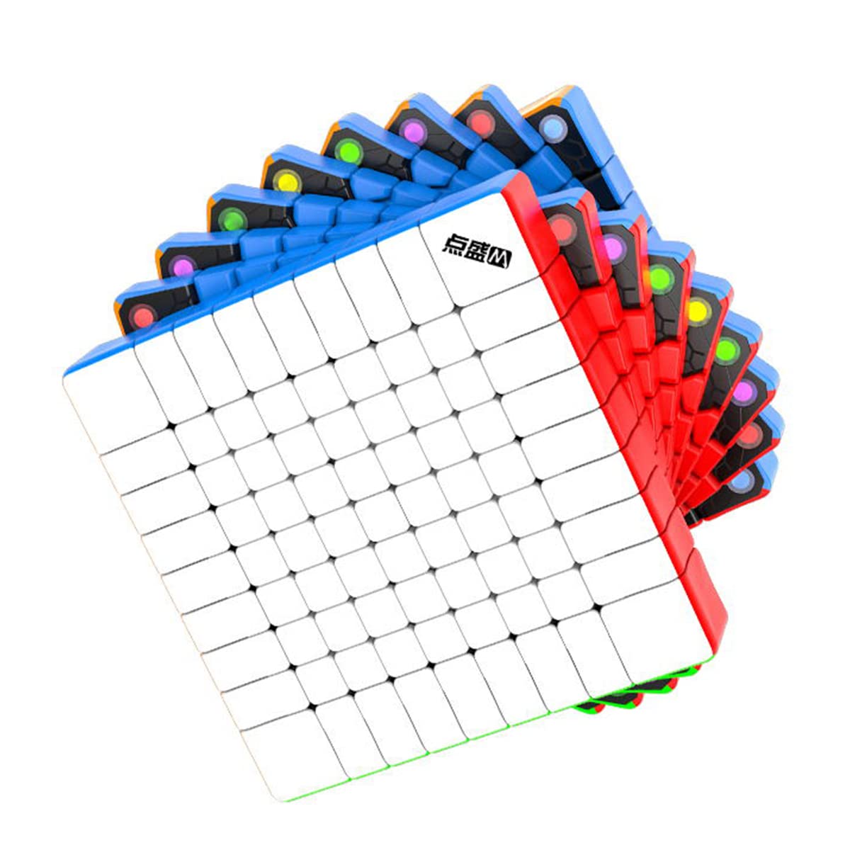 Photo 1 of HELLOCUBE DianSheng Galaxy 9 M Magnetic 9x9 Speed Cube Stickerless 9x9x9?Black Kernel?