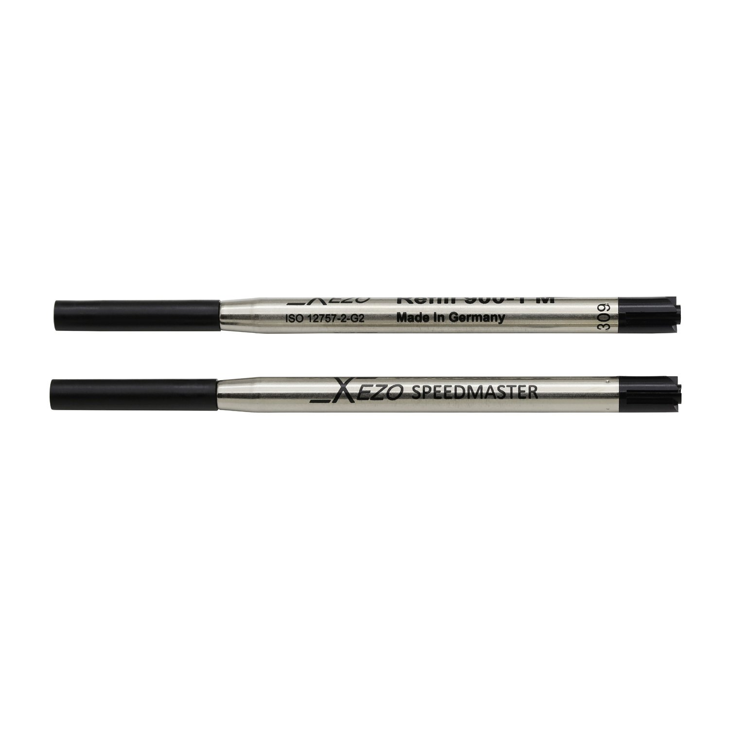 Xezo Pens Medium Ballpoint Refills, Pack of 2, Black Ink (Black 900-1 Ballpoint Refills)