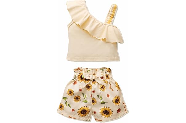 Paloma de la O - Conjunto con blusa y shorts para niña | Childrensalon