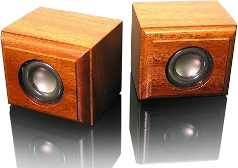 Amazon 高井工芸 ハイクラフト マホガニー材 超小型オーディオスピーカー Hc Tx051 ペア 高級ターミナル仕様 ハイクラフト Highcraft ブックシェルフスピーカー