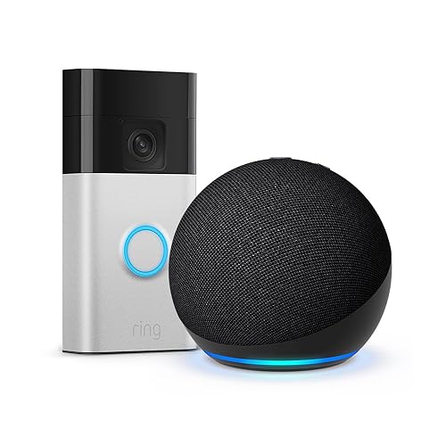 Echo Dot (Newest gen) + Ring Battery Video Doorbell (2024 release)