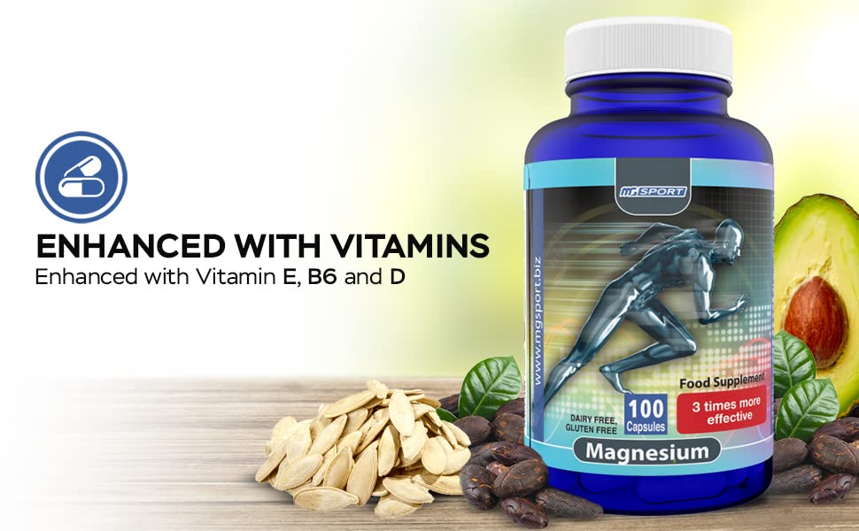 High Absorption Magnesium for Leg Cramps,tensed Muscles, Supports