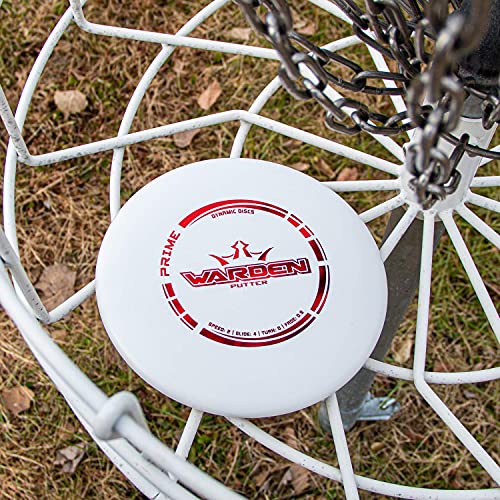 Dynamic Discs Prime Warden Disc Golf Putter 170g Plus White Throwing Disc Golf Putter