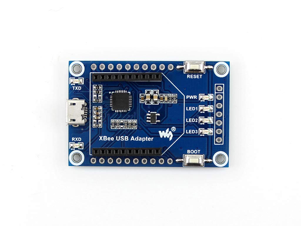 Coolwell XBee USB Adapter UART Communication Board, XBee Interface, USB Interface,Onboard buttons/LEDs