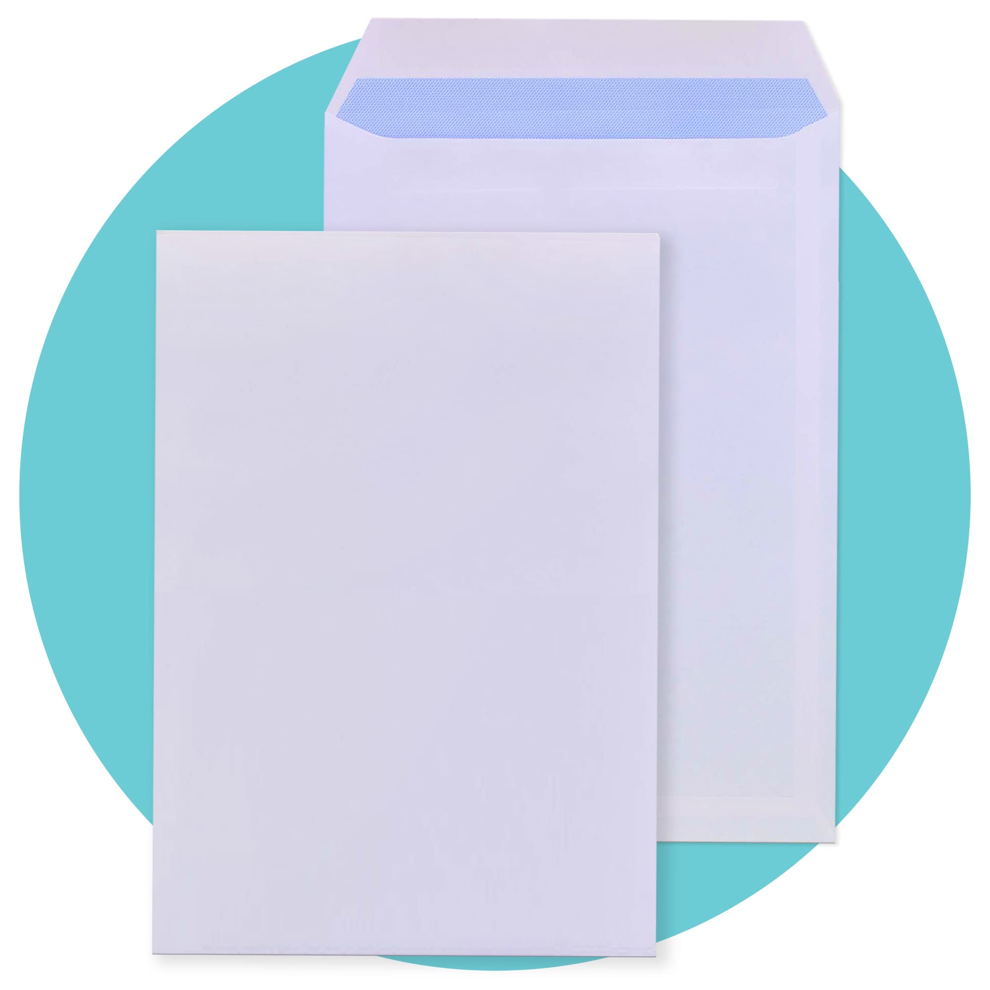 Triplast 250 x C4 White Self Seal Security Envelopes (Size: 324x229mm) | Fully Opaque, Self Sealing & Printer Safe Mailing Paper Envelopes | Ideal for Everyday Home, Office & Commercial Use