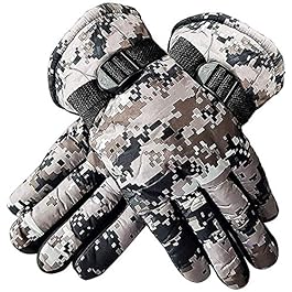 SIYAA Men’s Army Style Warm Winter Gloves for Cycling; Biking; Riding For Cycling, Bike Motorcycle Gloves pack of 1, GRAY