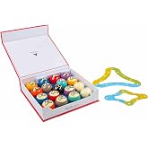 Dynasphere Platinum 2-1/4 in. Belgian Billiards Pool Balls Set w/Racks