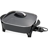 Presto 07117 12-Inch Electric Skillet with Glass Cover