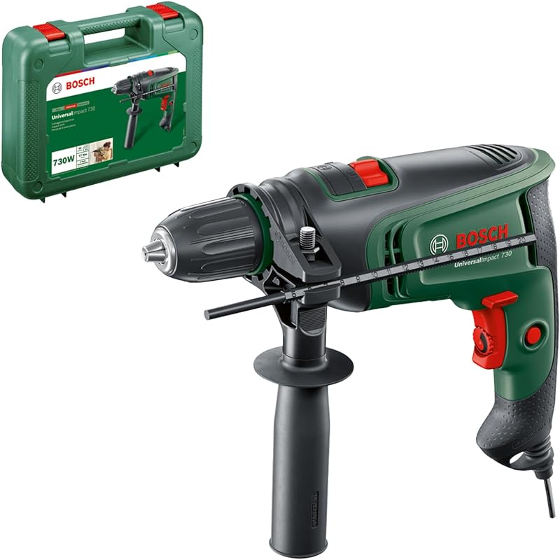 Bosch UniversalImpact 730 Electric Hammer Drill 730 W Carrying Case