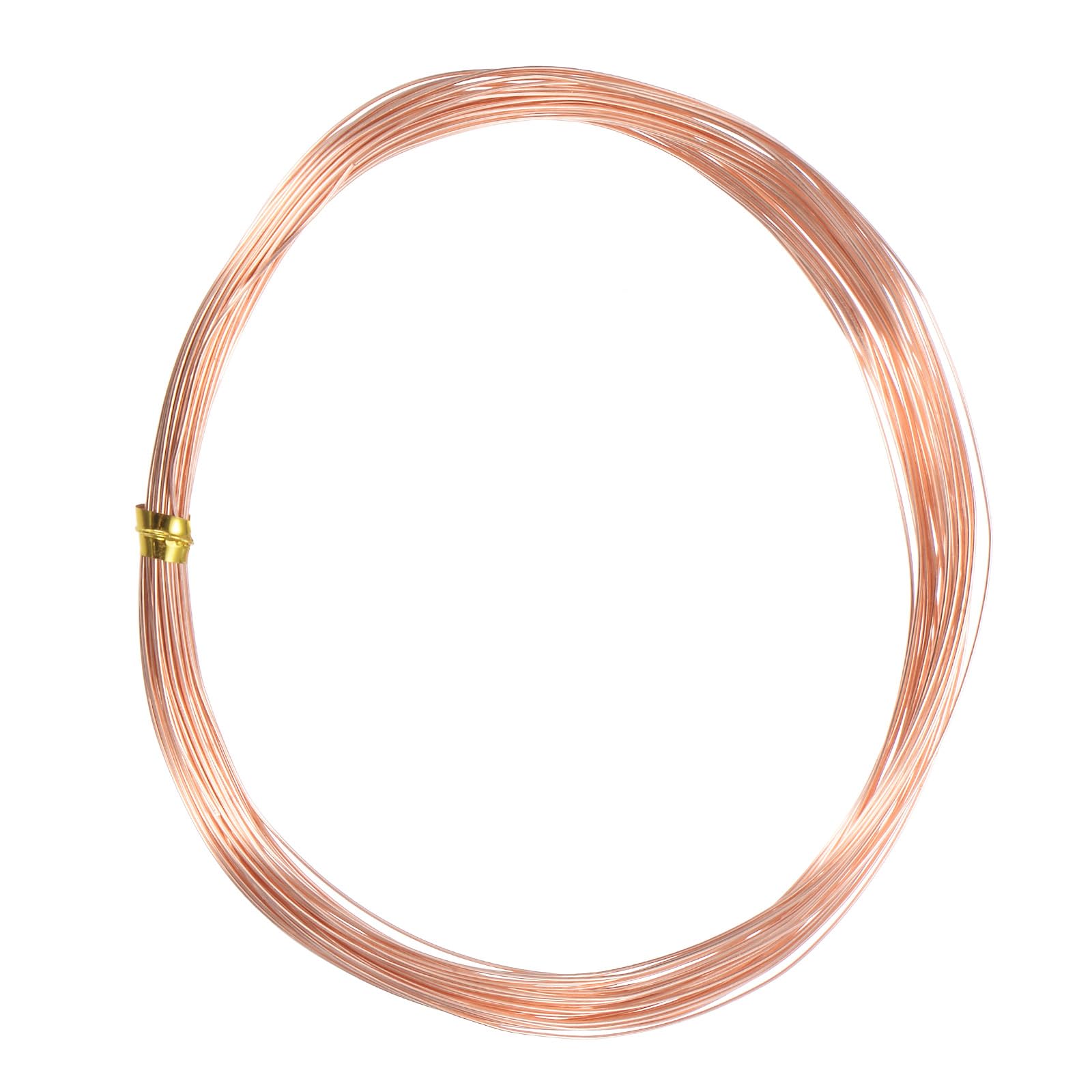 M METERXITY 99.9% Soft Copper Wire, 25 Gauge 33FT Pure Copper Wire for DIY Crafting/Jewelry Making/Gardening Plant/Beading, Craft Wire [0.45mm, 10M]