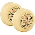 Anbbas Shaving Soap Goat Milk from New Zealand for Beard Barber Traditional Wet Shave (2pcs, 7 oz)