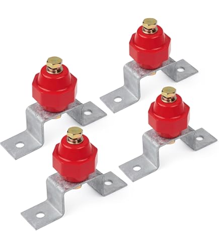 4pcs 2500V Standoff Insulators with Busbar Mounting Brackets