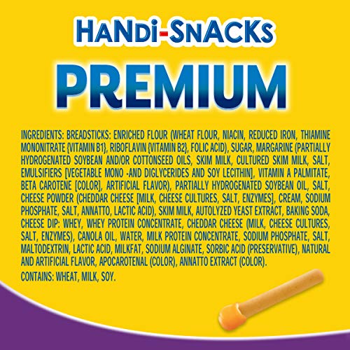 Handi Snacks Premium Breadsticks 'n Cheese Dip, 6 Packs, 6.54 Ounce Pricepulse