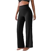 BRXL Wide Leg Gym Pants for Women Straight Pants Leggings Tummy Control Butt Lifting Workout Leggings