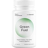 envitamin Green Fuel Organic Greens Tablets - Organic Greens, Fruit and Vegetable Blend
