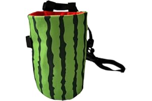 Rockbuddy Chalk Bag for Rock Climbing - Bouldering Chalk Bucket with Quick-Clip Belt, Zipper Pocket and Brush Holder