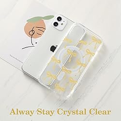 UEEBAI Magnetic for iPhone 11 Case, Bow Case