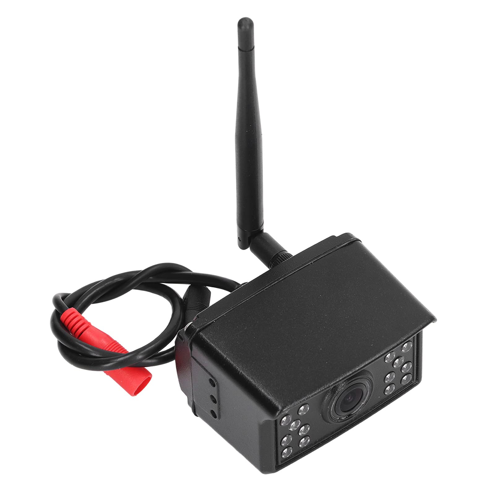 WiFi HD Rear View Camera Set, DC12V to 36V IP67 Waterproof 18 LED Clear Image Reversing Camera for IOS for Android for Car Trucks RVs Trailer