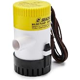 Seachoice Universal Bilge Pump, 600 GPH, 3/4-Inch Outlet, 50-19213