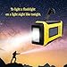DaringSnail AM/FM NOAA Weather Emergency Solar Digital Crank Radio with 3W LED Flashlight, SOS Alarm & 2000MAh Power Bank（Yellow）