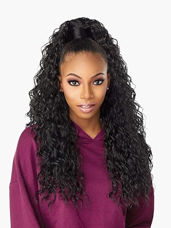 Amazon Com Sensationnel Half Wig N Pony Wrap Instant Up N Down Ud 2 1b Beauty