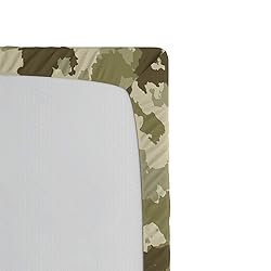Ambesonne Camo Fitted Sheet, Old Fashioned