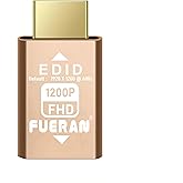 FUERAN HDMI edid Emulator–Through for Video Splitters, Switches, Extenders & AV Receivers – Dummy hdmi Emulator, Stable Signal Output(1920X1200@60hz)