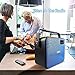 30W PA system, MAONO Wireless Karaoke Machine with Two Wireless Handheld Microphones for Christmas Adults Kids FM Radio (Blue)