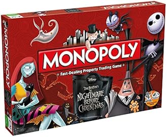 Monopoly Nightmare Before Christmas Board Game by Christmas