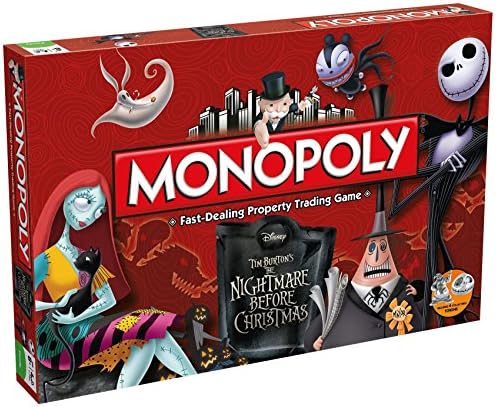 Monopoly Nightmare Before Christmas Board Game by Christmas