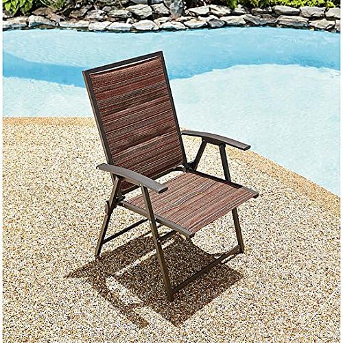 Garden Oasis Matching Folding Padded Sling Chair- Palmetto