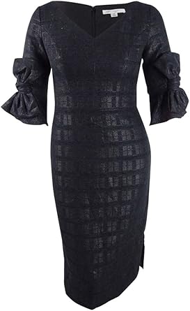 black ruffle cocktail dress