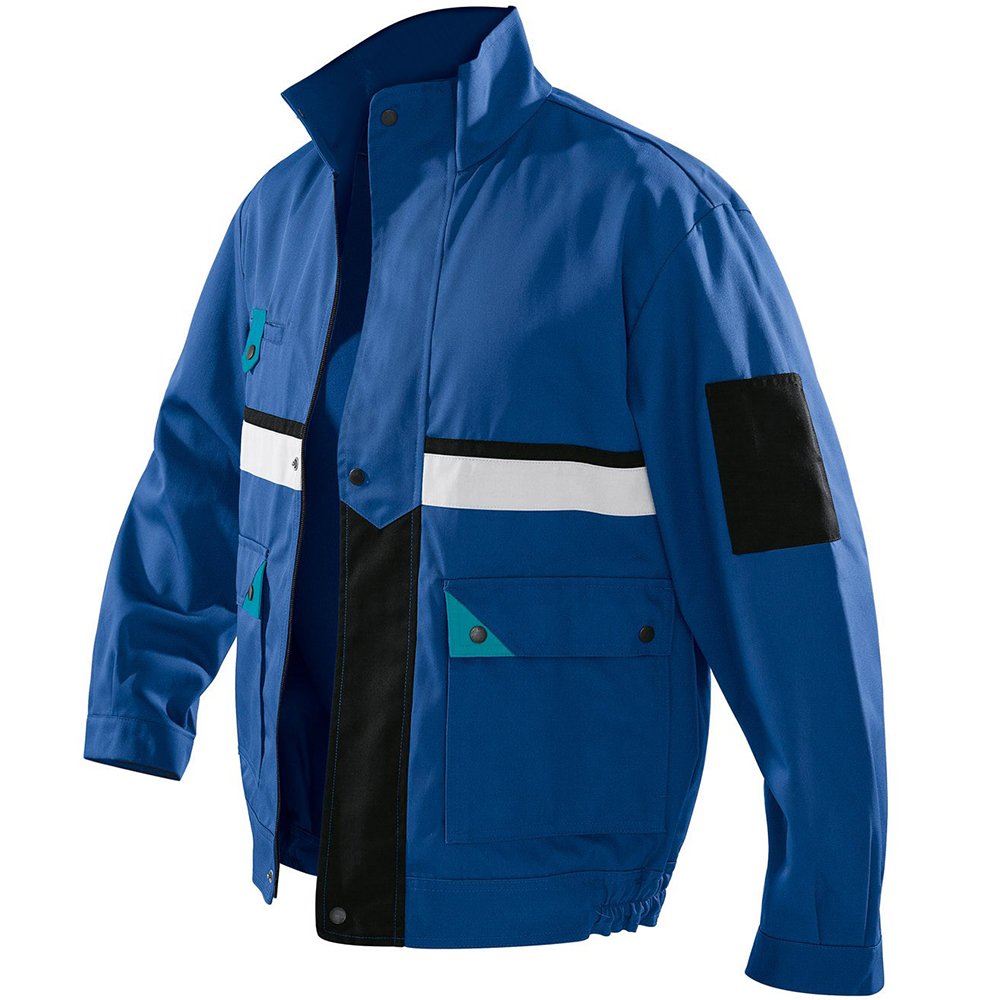 Kubler 11135803-4665-58 Size 58 "Classiq Brand X" Jacket - Cornflower Blue/Green