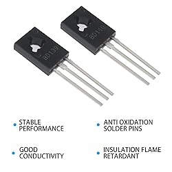 50PCS BD139 NPN & BD140 PNP Transistor Kit - 80V