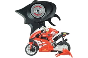 RC Motorcycles Small 4 Channel Remote Control Motorcycle Goes On 2 Wheels RC Motorcycle Motorbike RTR Gift Electric Toys for 