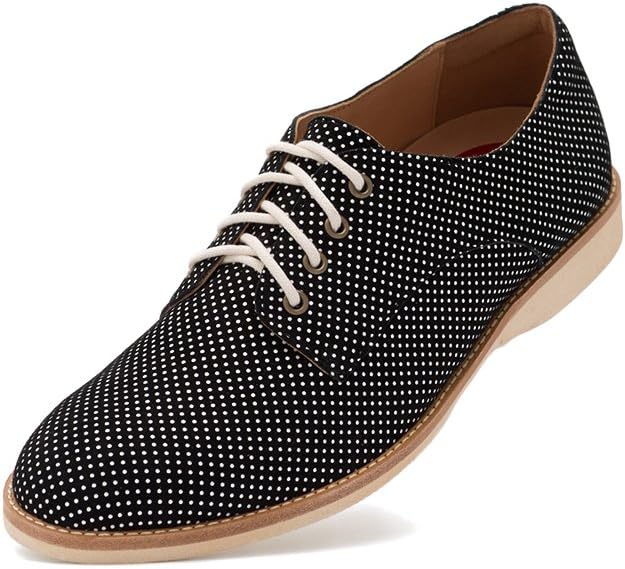Women's Lightweight Derby Lace-up Flat Oxfords for Women Shoe Lightest Weight Comfortable Premium Leather Comfort Travel Walking Shoe Memory Foam Footbed, Great for Orthotics
