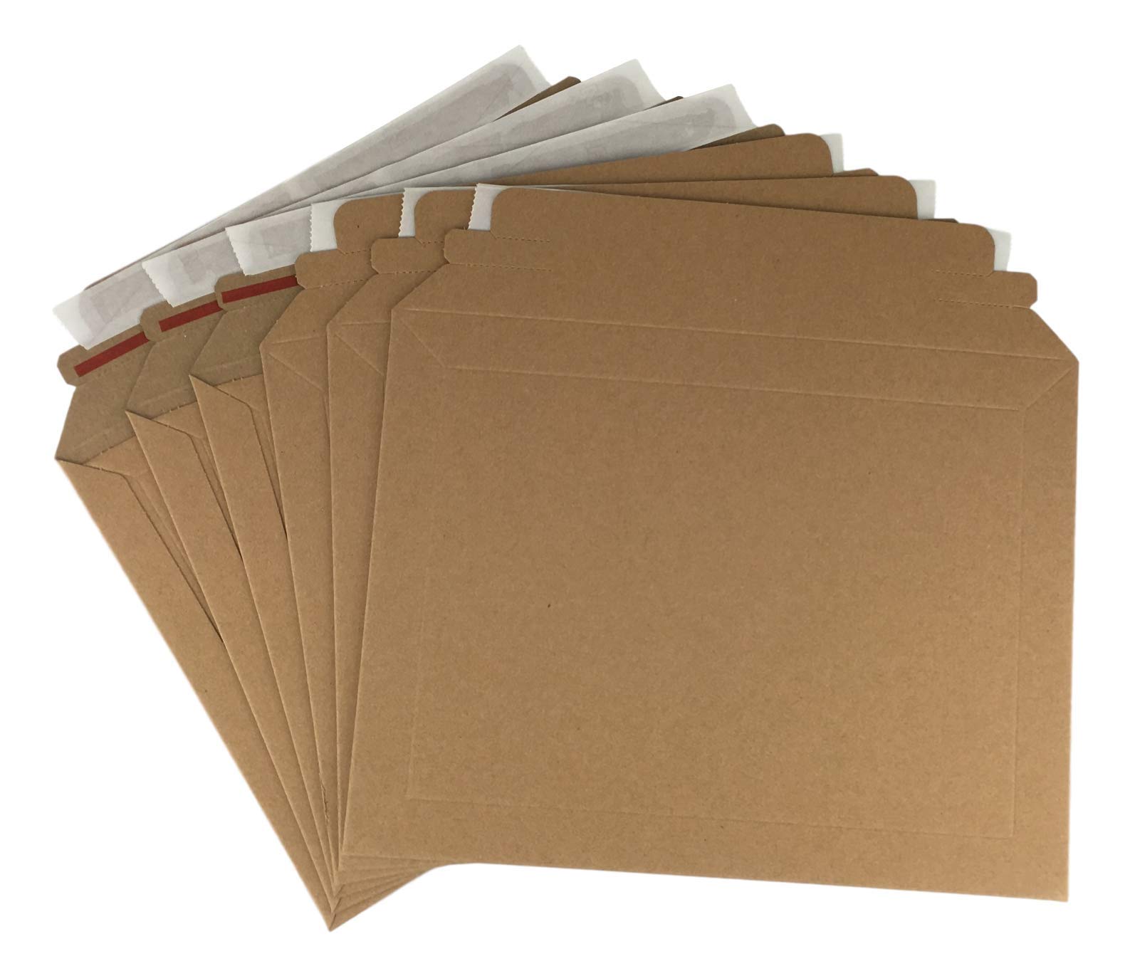 Crimson Starfish Cardboard Envelopes | A5/C5 100 Peel & Seal Letter Envelopes | 180mm x 235mm Envelopes for Postals, DVD Size | Rip & Strip Open | Mailers for Royal Mail Large Letter Posting (PIP)
