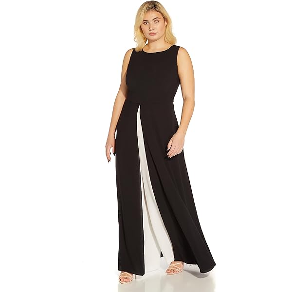 日本未上陸 新品、未使用 ADRIANNA PAPELL ドレス Amazon.com: Adrianna Papell Women's Scroll Lace Jumptsuit