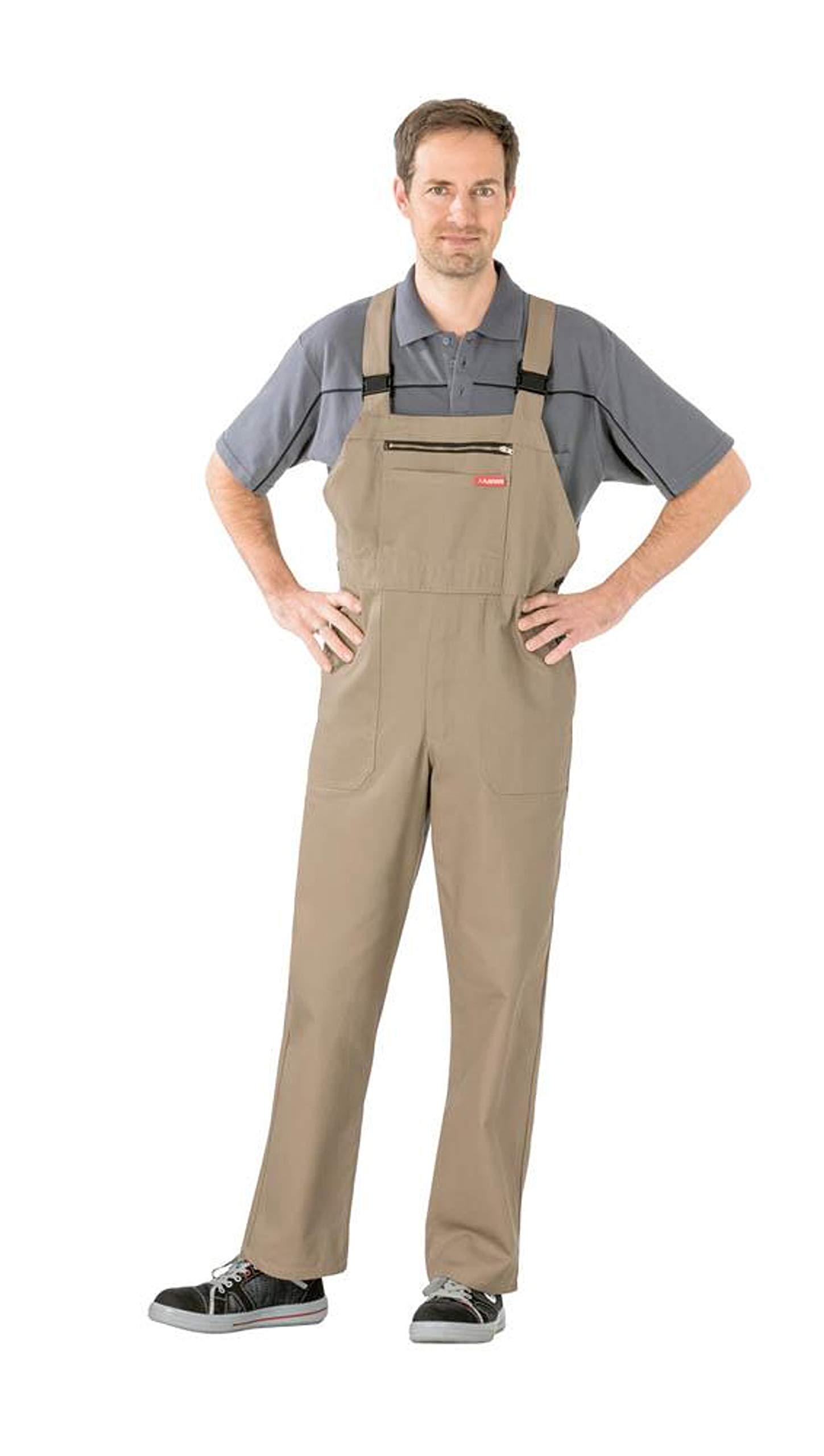 Planam 153027 Size 27 "BW 290" Dungarees - Beige