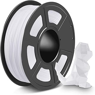 SPLA 3D Druckerfilament 1,75 mm, PLA Filament und PETG 3D Filament Mischen Sich, Glänzend SPLA 1,75 Weiß 1 KG