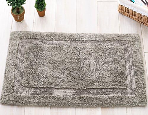 Double-sided Thickened Cotton Mats Kitchen Living Room Bathroom Toilet Door Mat Carpet (Gray)
