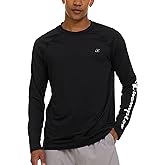 Champion Rash Guard for Men, Long Sleeve Mens Swim Shirt for Fishing Hiking UPF+ 50 SPF Sun UV Protection, Quick Dry