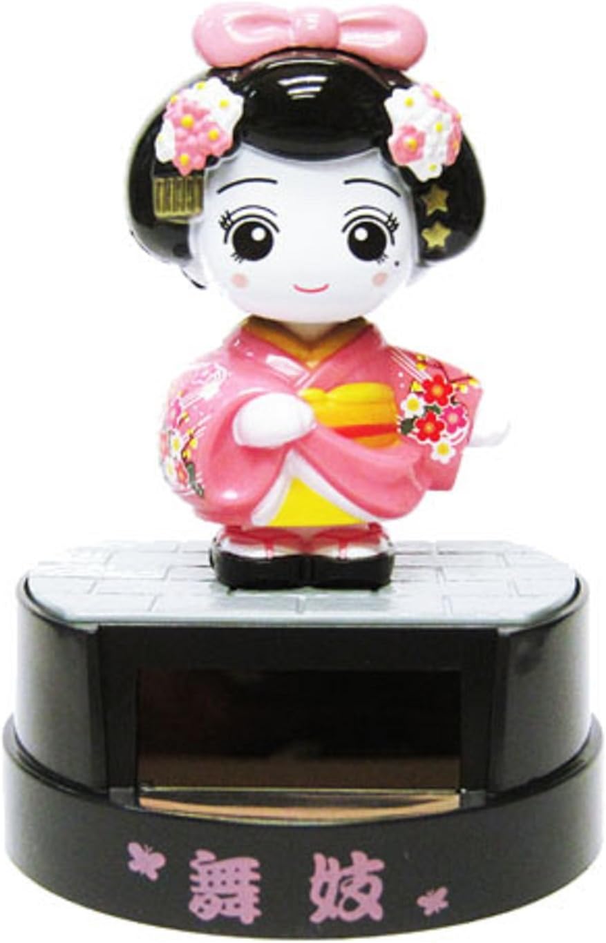 Maiko -Pink Solar Figurine by Santa