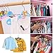 Wooden Hanger for Kids 10Pcs Coat Hangers Random Pattern(Random Color)